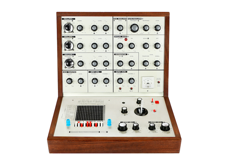 EMS's VCS3—a much-loved early attempt at building a small, self-contained synthesizer