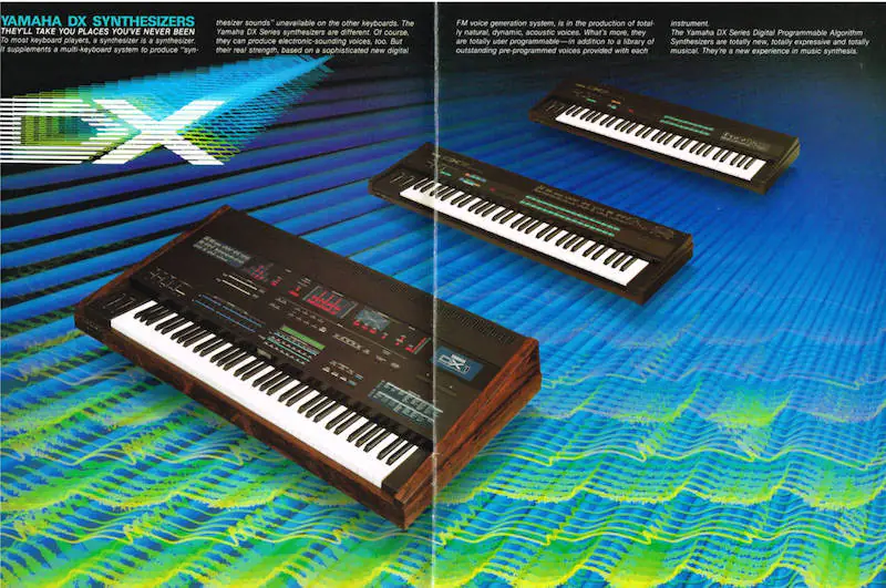 A decidely 80s-style ad for the early DX series