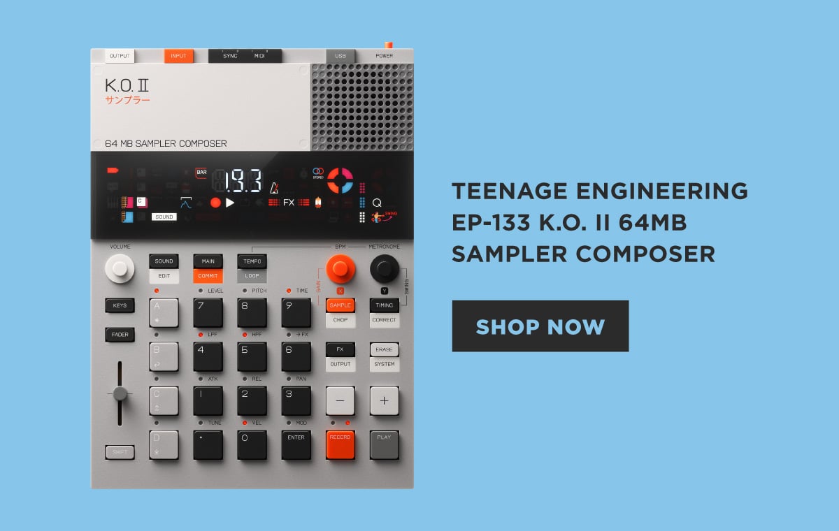 Teenage Engeering EP-133 K.O. II Sampler