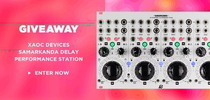 We're giving away TWO Xaoc Devices Samarkanda—a quad delay workstation for your Eurorack modular synthesizer. Enter for your chance to win here!
