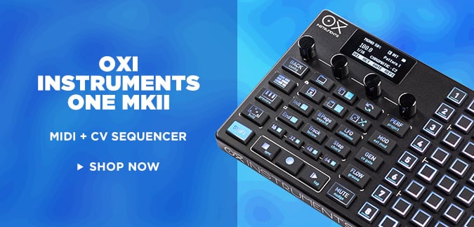 OXI Instruments One MkII: everyone's favorite MIDI + CV Sequencer, updated and better than ever! Order yours here