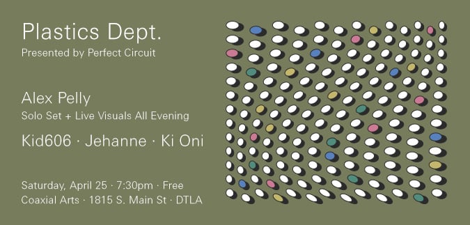 Plastics Dept. 2: join us for our next concert event!