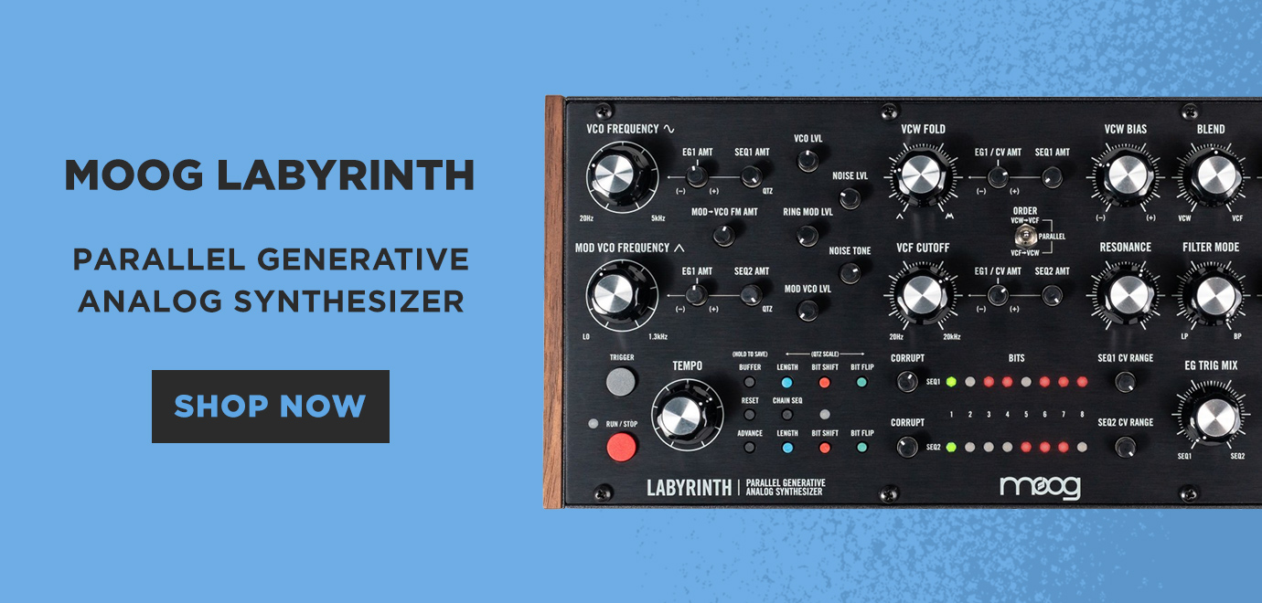 Moog Labyrinth Parallel Generative Analog Synthesizer: Order Yours Here